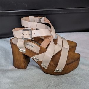 COPY - Steve Madden Ariann wooden heels